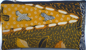 Cosmetic Bag - 7.5" x 4.25" - 3 sections