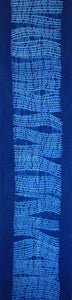 Batik & Shibori  Cotton Scarf 17' x 70"