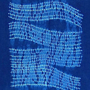 Batik & Shibori  Cotton Scarf 17' x 70"