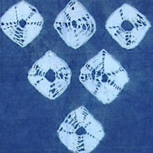 Charger l&#39;image dans la galerie, Batik and Shibori Cotton Scarf 25&quot; x 74&quot; Sold
