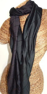 Silk/Cotton Scarf 24" x 65"