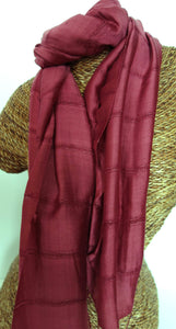 Silk/Cotton Scarf 24" x 65"