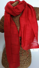 Load image into Gallery viewer, Silk/Cotton Scarf 24&quot; x 65&quot;
