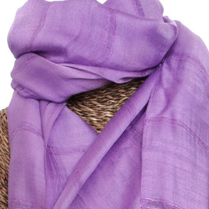 Silk/Cotton Scarf 24" x 65"