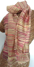 Load image into Gallery viewer, Silk/Cotton Scarf 24&quot; x 64&quot;
