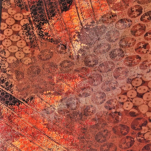 Wall Panel - Batik Tulis on Silk 18” x 63”