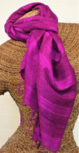 Load image into Gallery viewer, Thai Silk Scarf 24&quot; x 68&quot;
