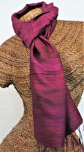 Load image into Gallery viewer, Thai Silk Scarf 24&quot; x 70&quot;
